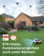 Navimow i105E Mähroboter ohne Begrenzungskabel 500 m², RTK+Vision Rasenmäher Roboter, KI Automatische Kartierung, Virtuelle Begrenzung, Mehrzonen-Management – Bild 5