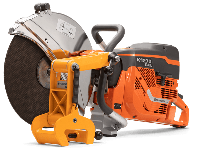 K1270RAIL HUSQVARNA K 1270 RAIL benzinbetriebener Schienen-Trennschleifer Ø 350 mm / 400 mm – Bild 1