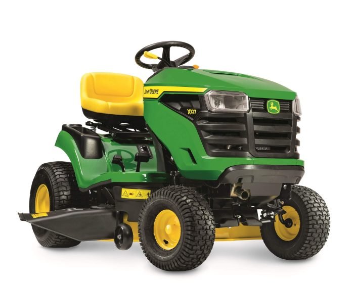 Rasentraktor-JOHN-DEERE-X107-700x560-1 JOHN DEERE Rasentraktor X107 – Bild 1