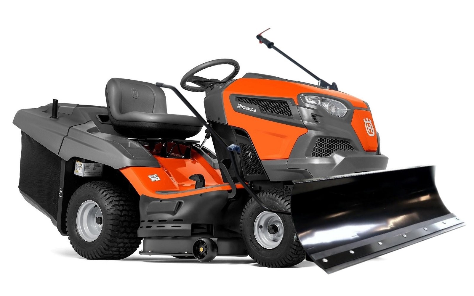 a-2-1 HUSQVARNA Rasentraktor TC 238T – mit Schneeschild 120Plus – Modell 2023 – Bild 1