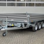 Humbaur HTK 3500.41 STAHL Tridem 3 Achser NEU – Stahlbordwand Schwarz