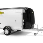 Humbaur HKPA 153217 Aerodynamischer Polybug | Aluminium-Aufbau | Airlineschienen
