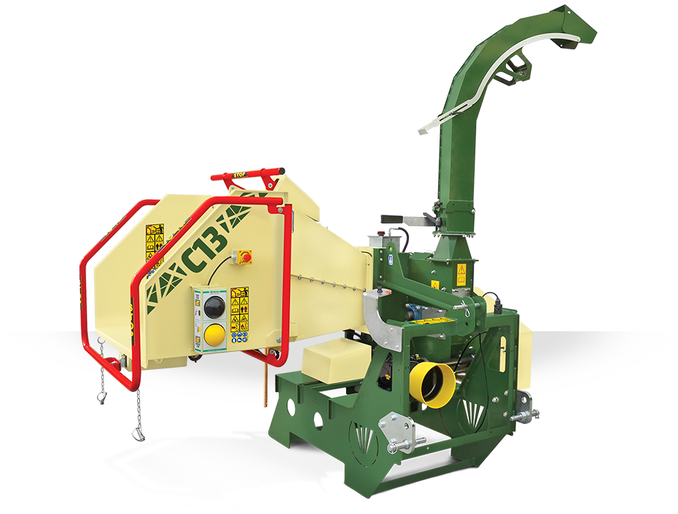 negri-bio-trituratori-C13TN-1 NEGRI Holzhäcksler C13 / Häcksler mit Dreipunktaufnahme CAT. 1 / 2 für Traktor – Bild 1
