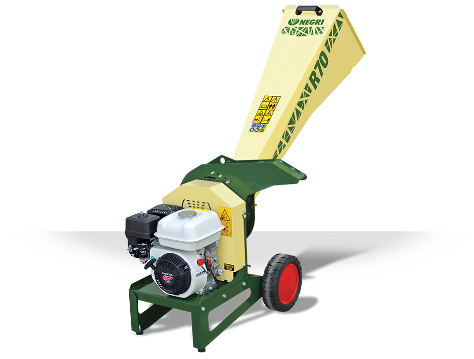 negri-bio-trituratori-R70BHHP55GP-1 NEGRI Biohäcksler R70 / Benzin-Häcksler mit Transporträder – Bild 1