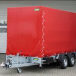Unsinn UAG 4217-35-14-E-HP Absenkanhänger mit Elektrohydraulik und Planenaufbau